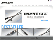 Tablet Screenshot of premium-tackle.com